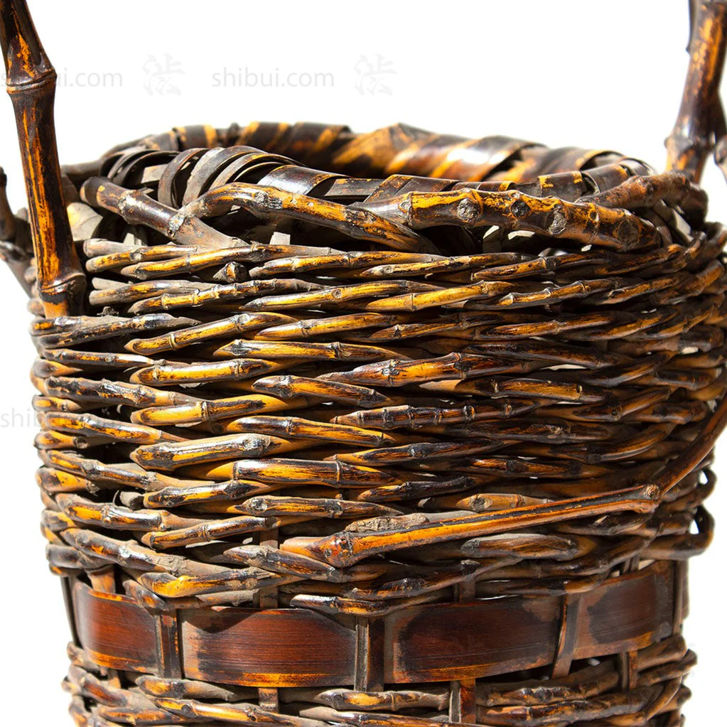 Hanakago Japanese Bamboo Ikebana Flower Basket - Image 6