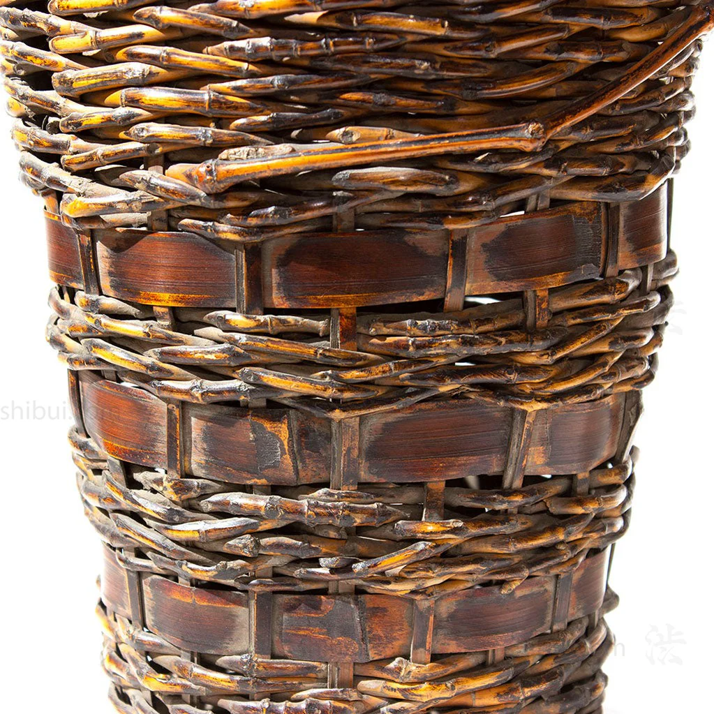 Hanakago Japanese Bamboo Ikebana Flower Basket - Image 7