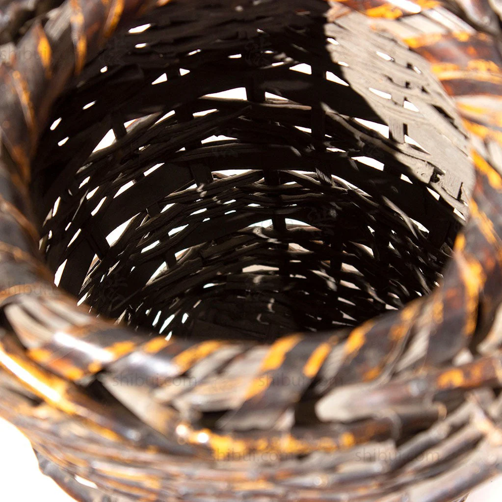 Hanakago Japanese Bamboo Ikebana Flower Basket - Image 9