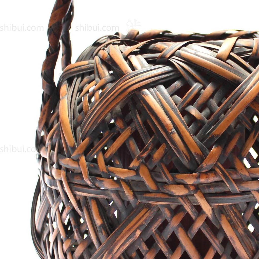 Hanakago Japanese Bamboo Ikebana Flower Basket