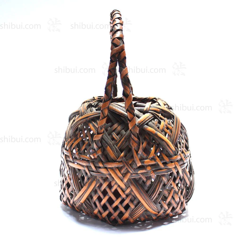 Hanakago Japanese Bamboo Ikebana Flower Basket - Image 5