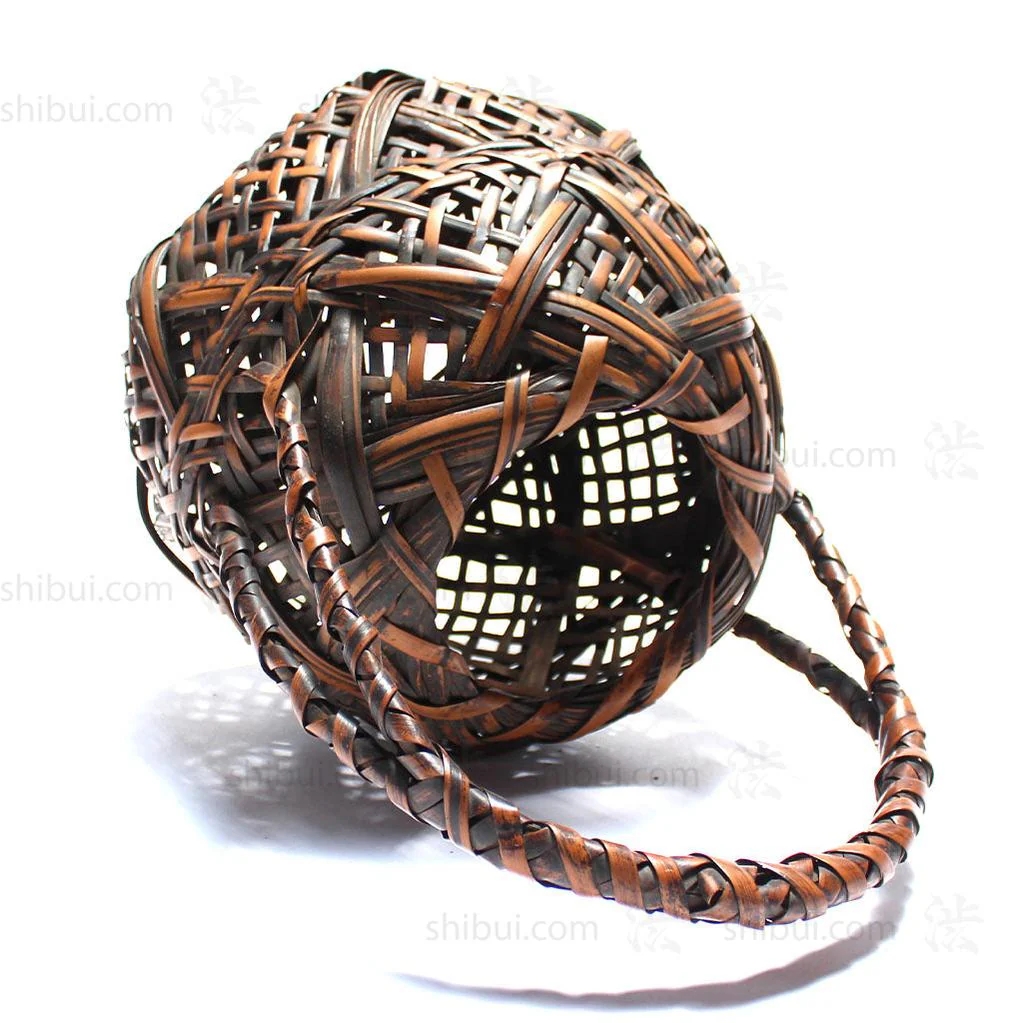 Hanakago Japanese Bamboo Ikebana Flower Basket - Image 9