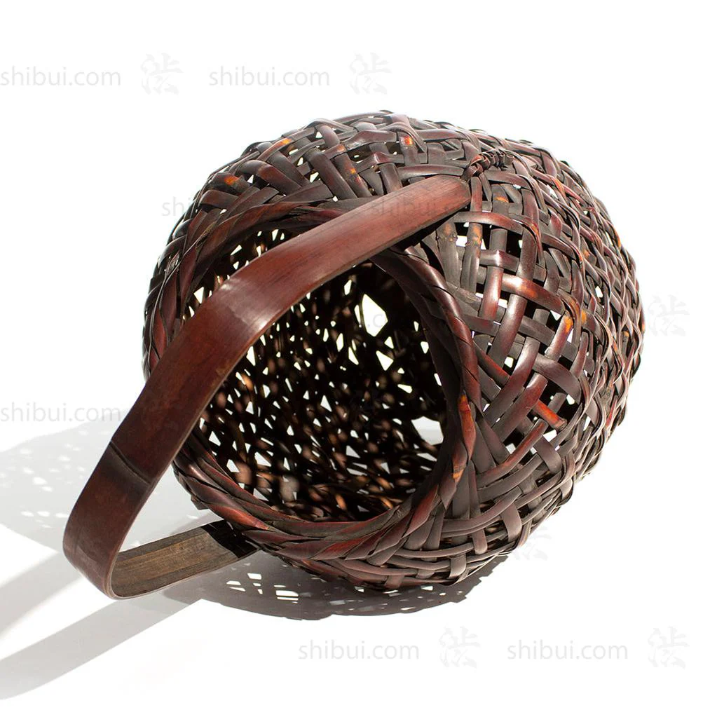 Hanakago Japanese Bamboo Ikebana Flower Basket - Image 3