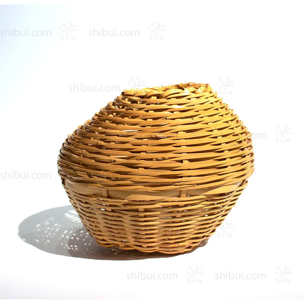 Hanakago Japanese Bamboo Ikebana Flower Basket - Image 2