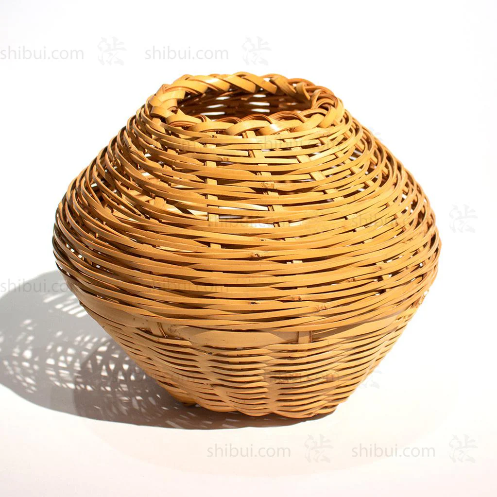 Hanakago Japanese Bamboo Ikebana Flower Basket - Image 3