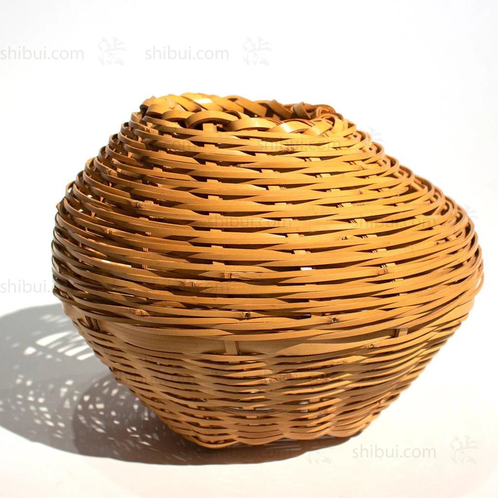 Hanakago Japanese Bamboo Ikebana Flower Basket - Image 4