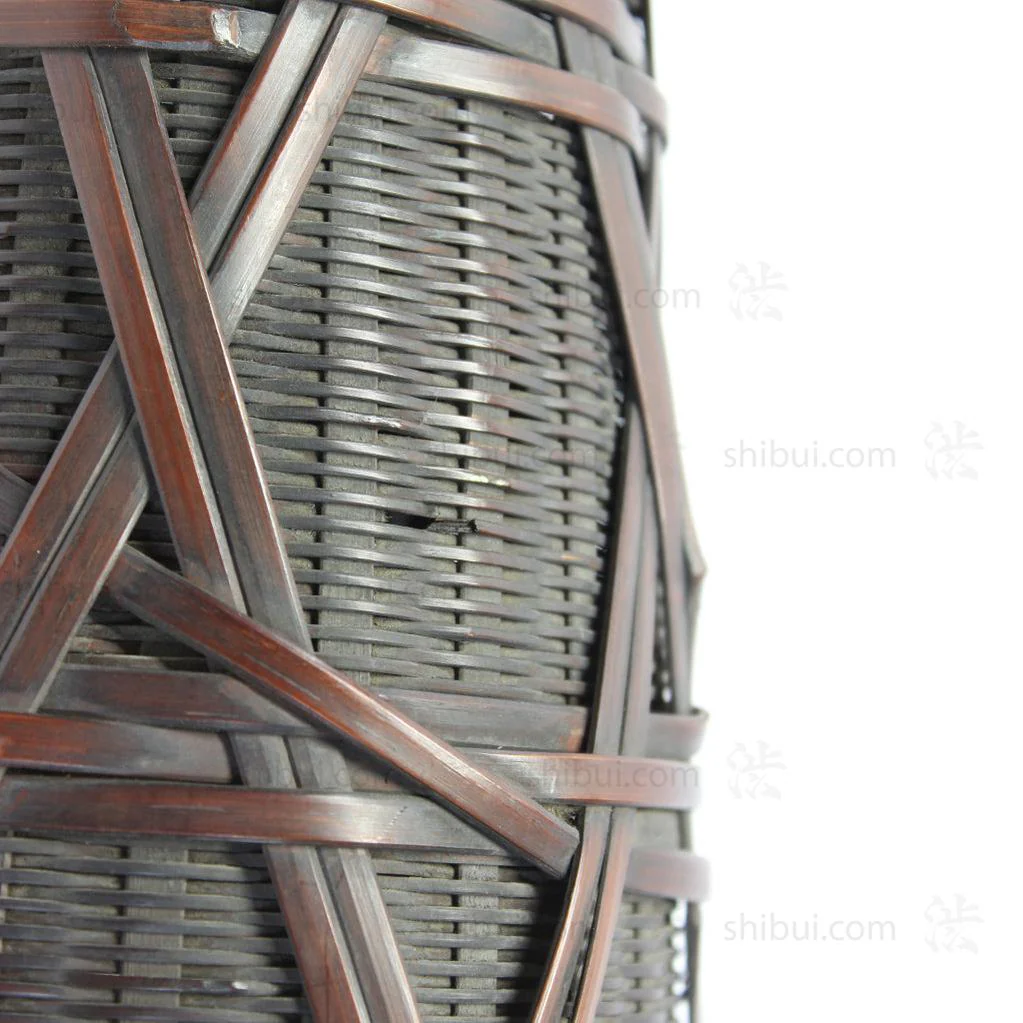 Tall Hanakago Japanese Bamboo Ikebana Flower Basket - Image 10