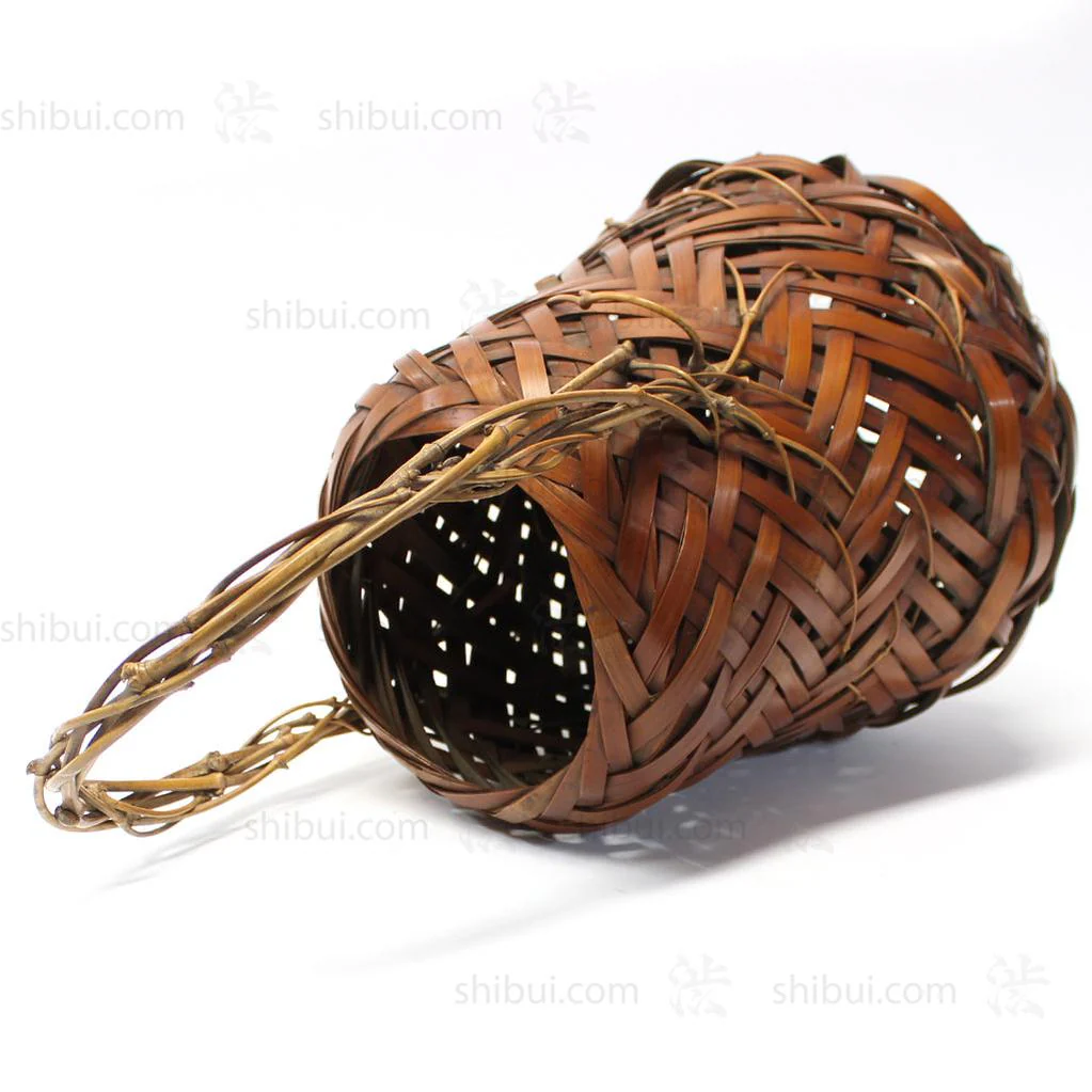 Hanakago Japanese Bamboo Ikebana Flower Basket - Image 2