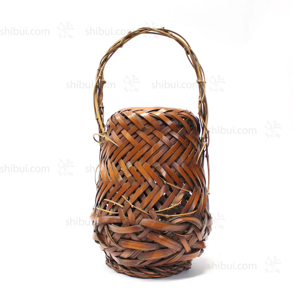Hanakago Japanese Bamboo Ikebana Flower Basket - Image 4