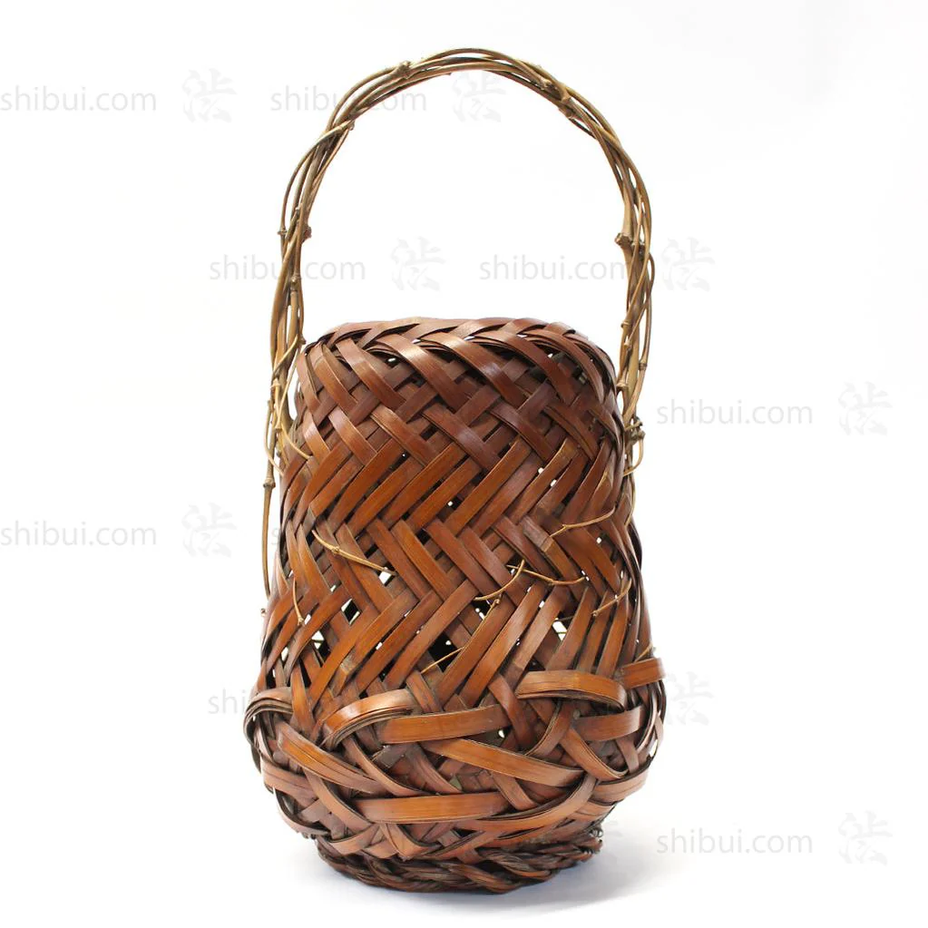 Hanakago Japanese Bamboo Ikebana Flower Basket - Image 5