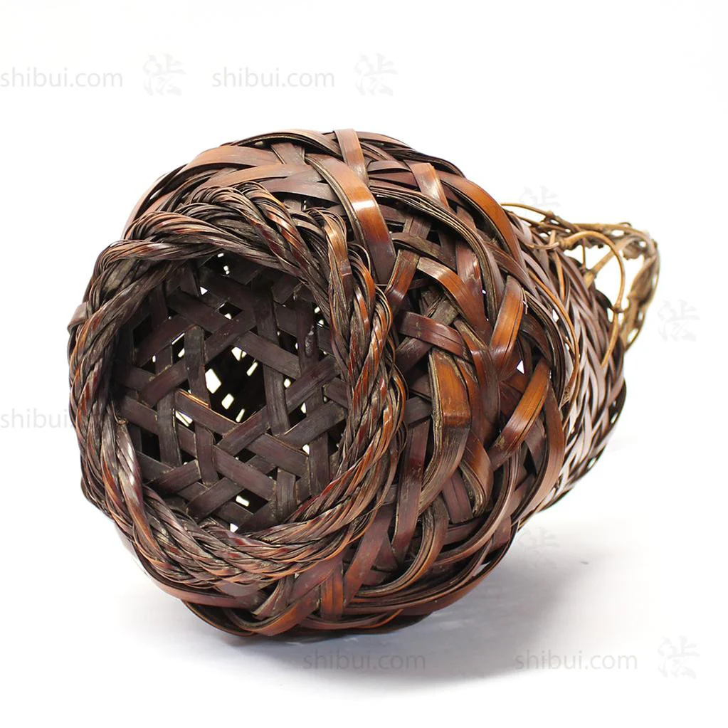 Hanakago Japanese Bamboo Ikebana Flower Basket - Image 6