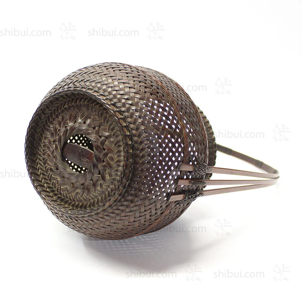 Hanakago Japanese Karamono Style Bamboo Ikebana Flower Basket - Image 10