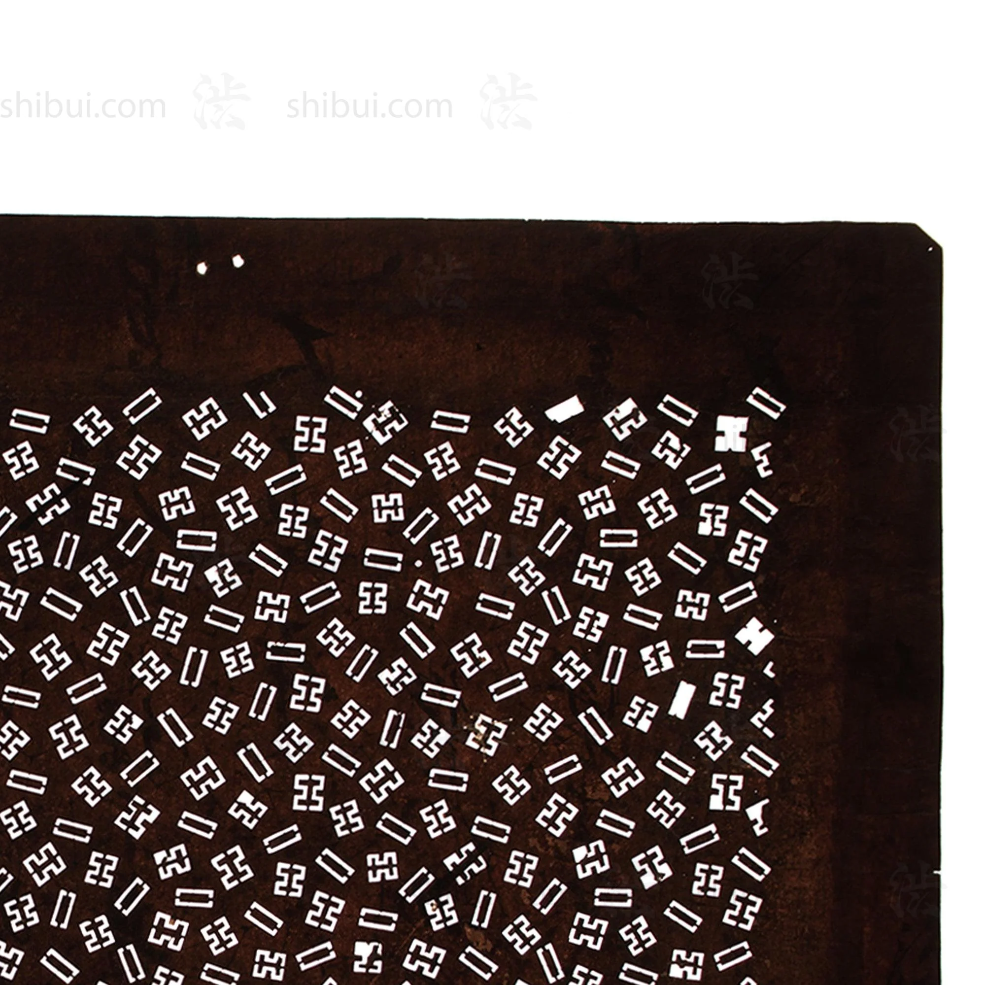 Hand Cut Edo Komon Floral Katagami | Japanese Lacquered Paper Stencil - Image 3