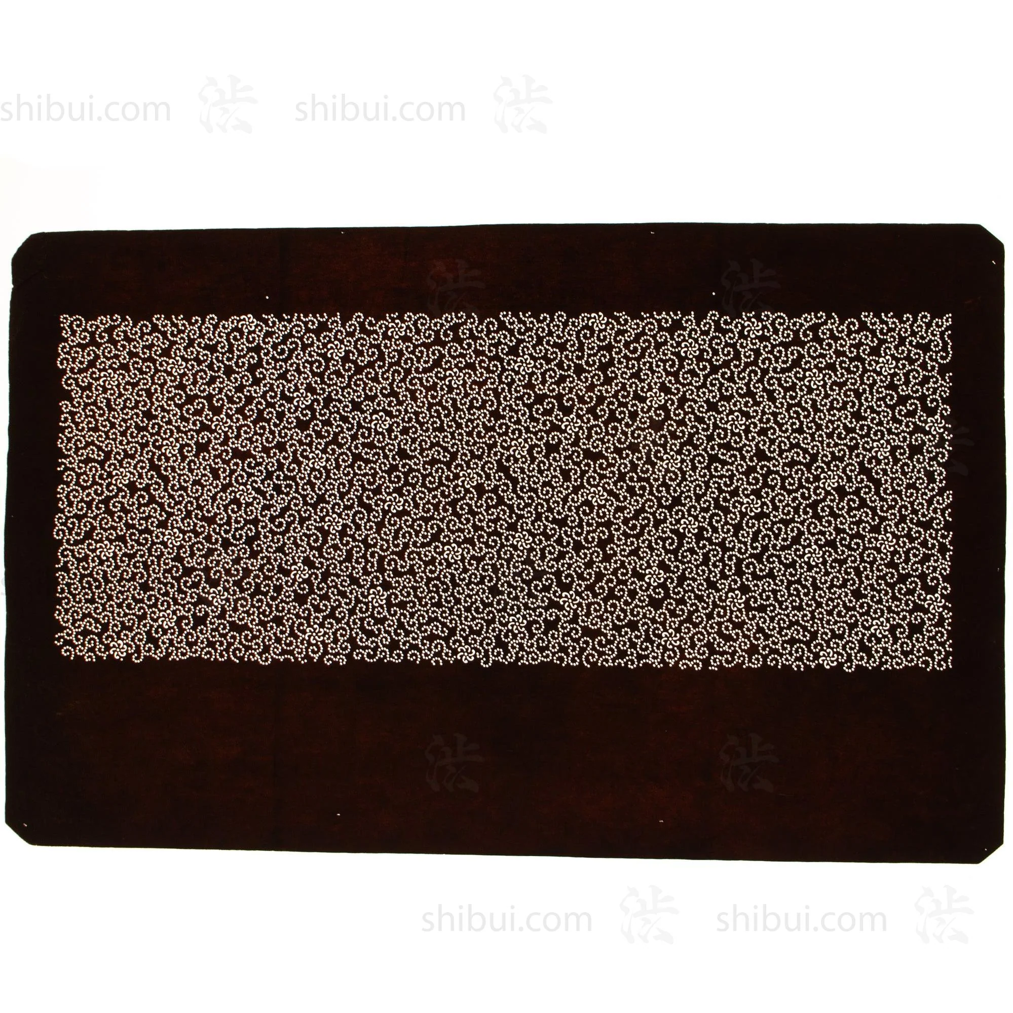 Hand Cut Edo Komon Floral Katagami | Japanese Lacquered Paper Stencil - Image 2