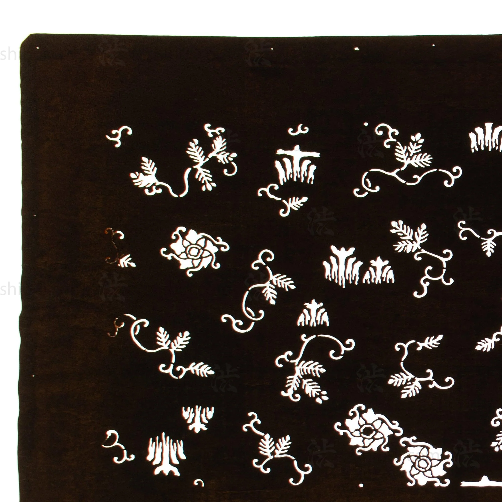 Hand Cut Katagami | Japanese Lacquered Paper Stencil - Image 2