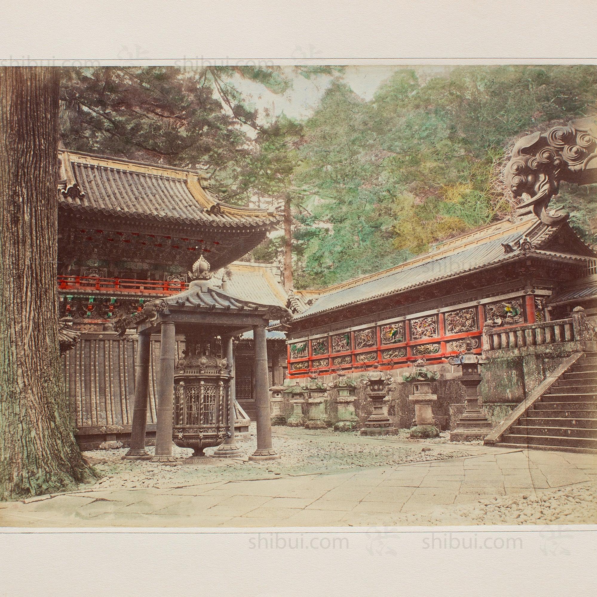 Hand Tinted Albumen of Dutch Lantern | Antique Japanese Photograph - Image 2