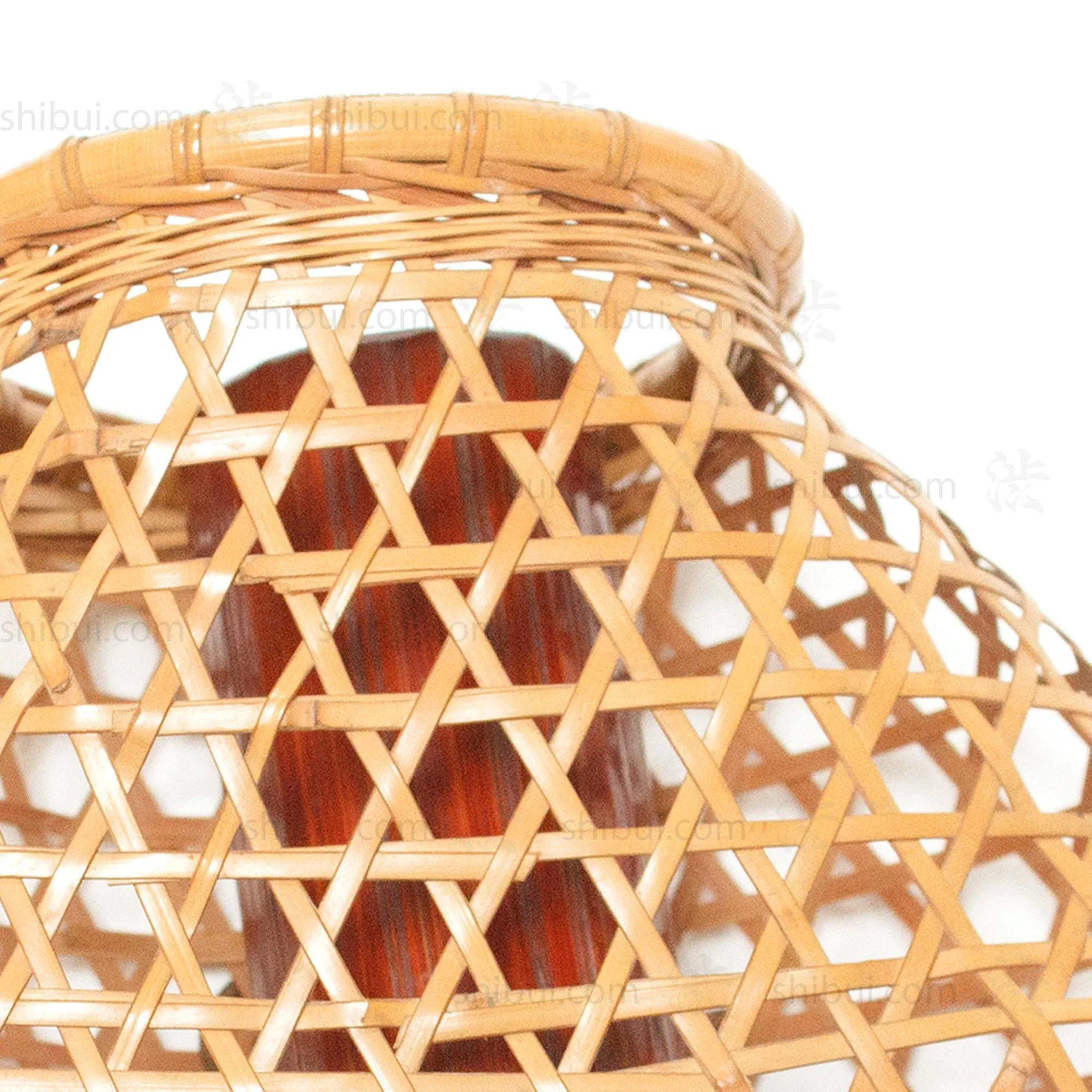 Hanging Hanakago Japanese Bamboo Ikebana Flower Basket - Image 4
