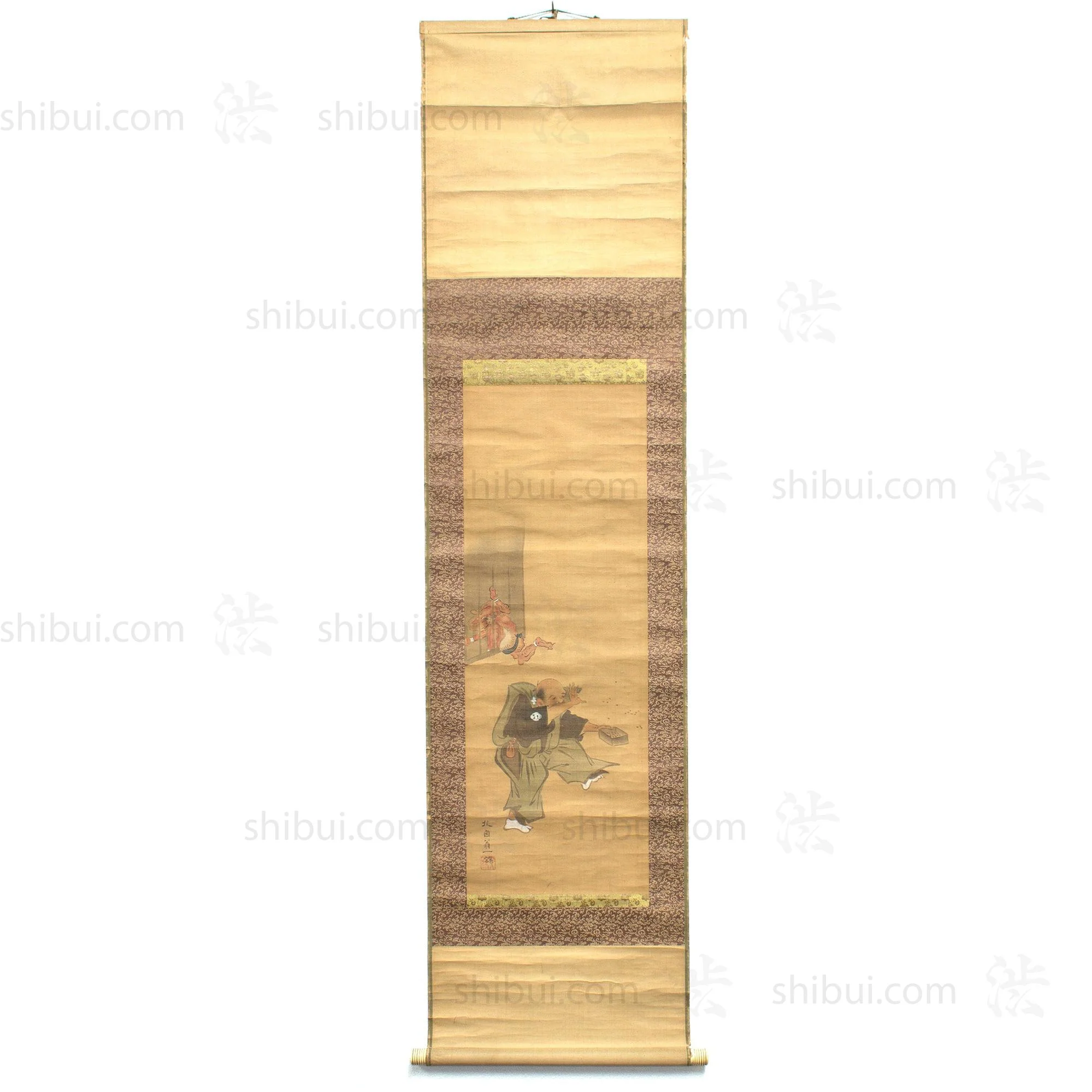 Setsubun Onigainozu - Hanging Scroll Painting of Setsubun Cermeony - Image 2
