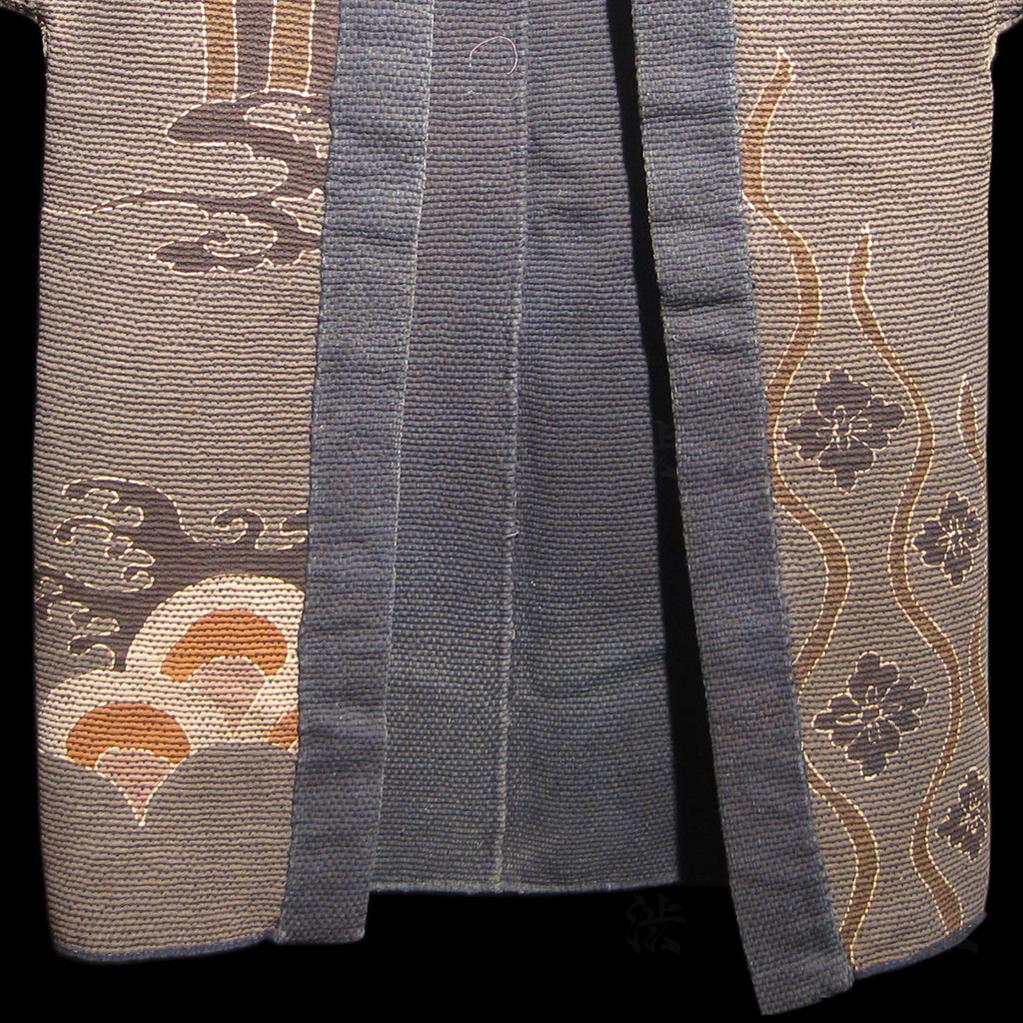 Hanten with Lucky Symbols  Japanese Antique Kimono - Image 4
