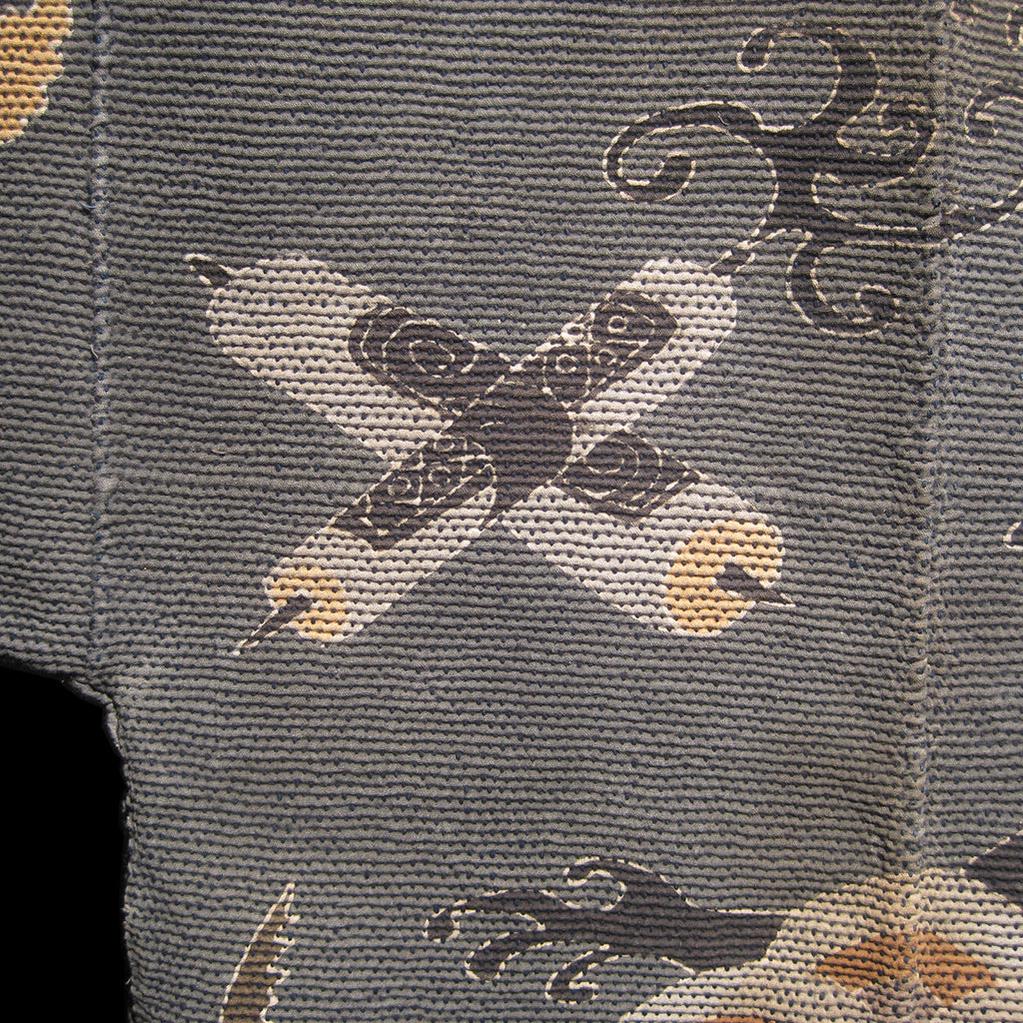 Hanten with Lucky Symbols  Japanese Antique Kimono - Image 6