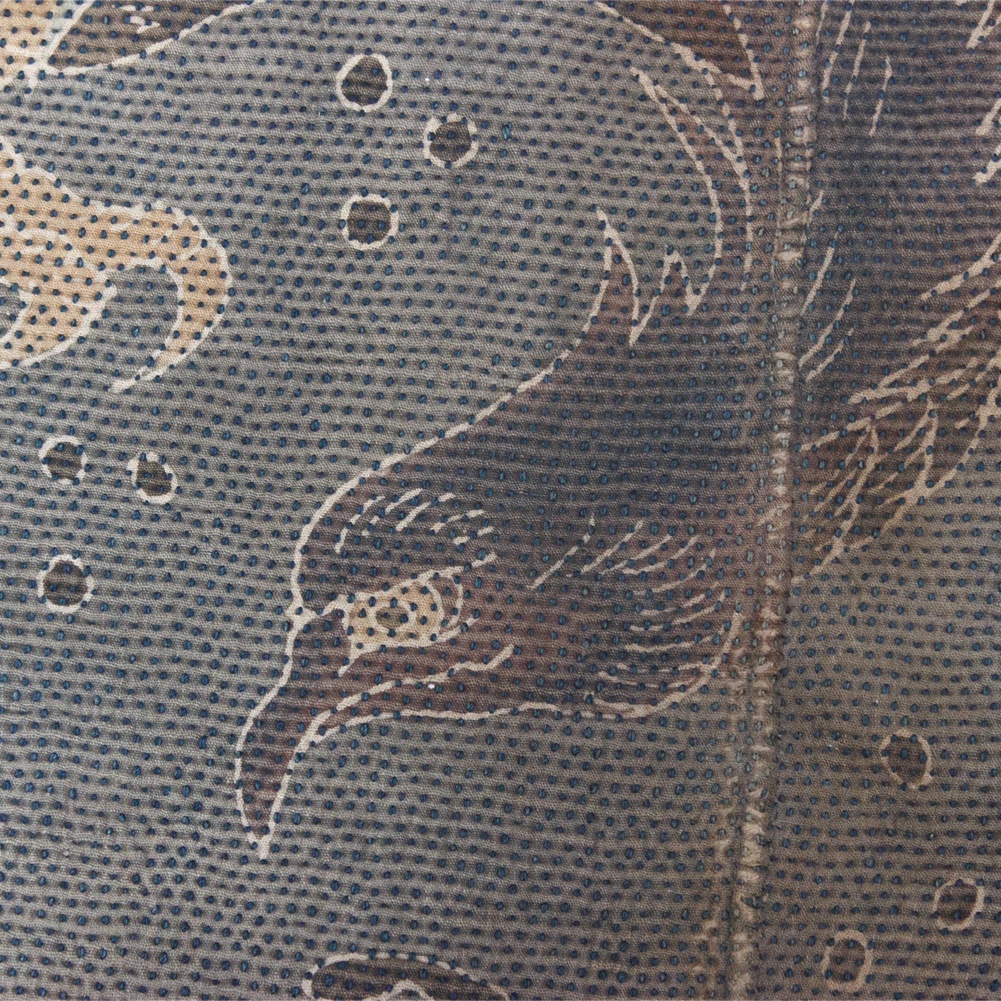 Eagle Tsutsugaki Hanten Antique Fireman's Coat - Image 2