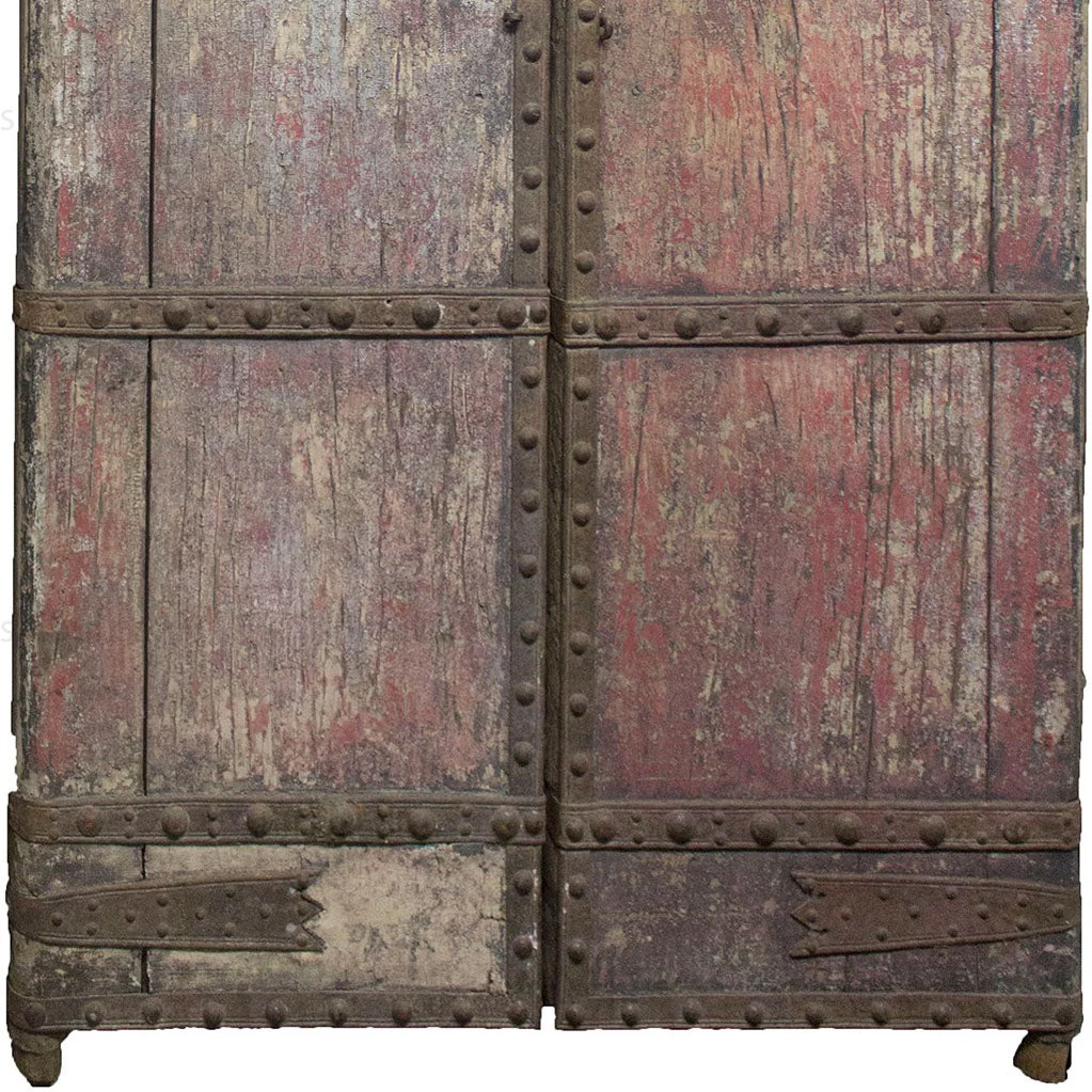 Heavy Wooden 19th Century Chinese Gates | Architectural Decor - Image 3