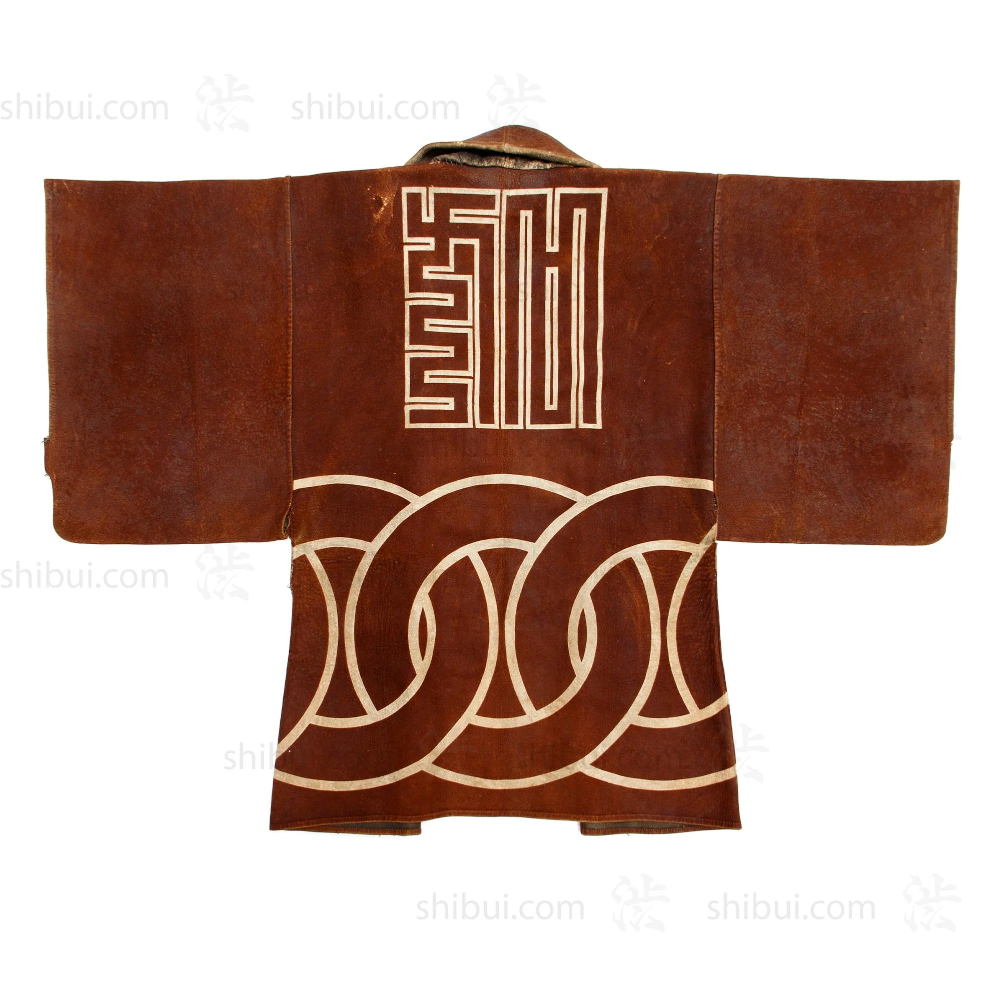 Inden Kawabaori Beautiful Deerskin Fireman's Coat - Image 3