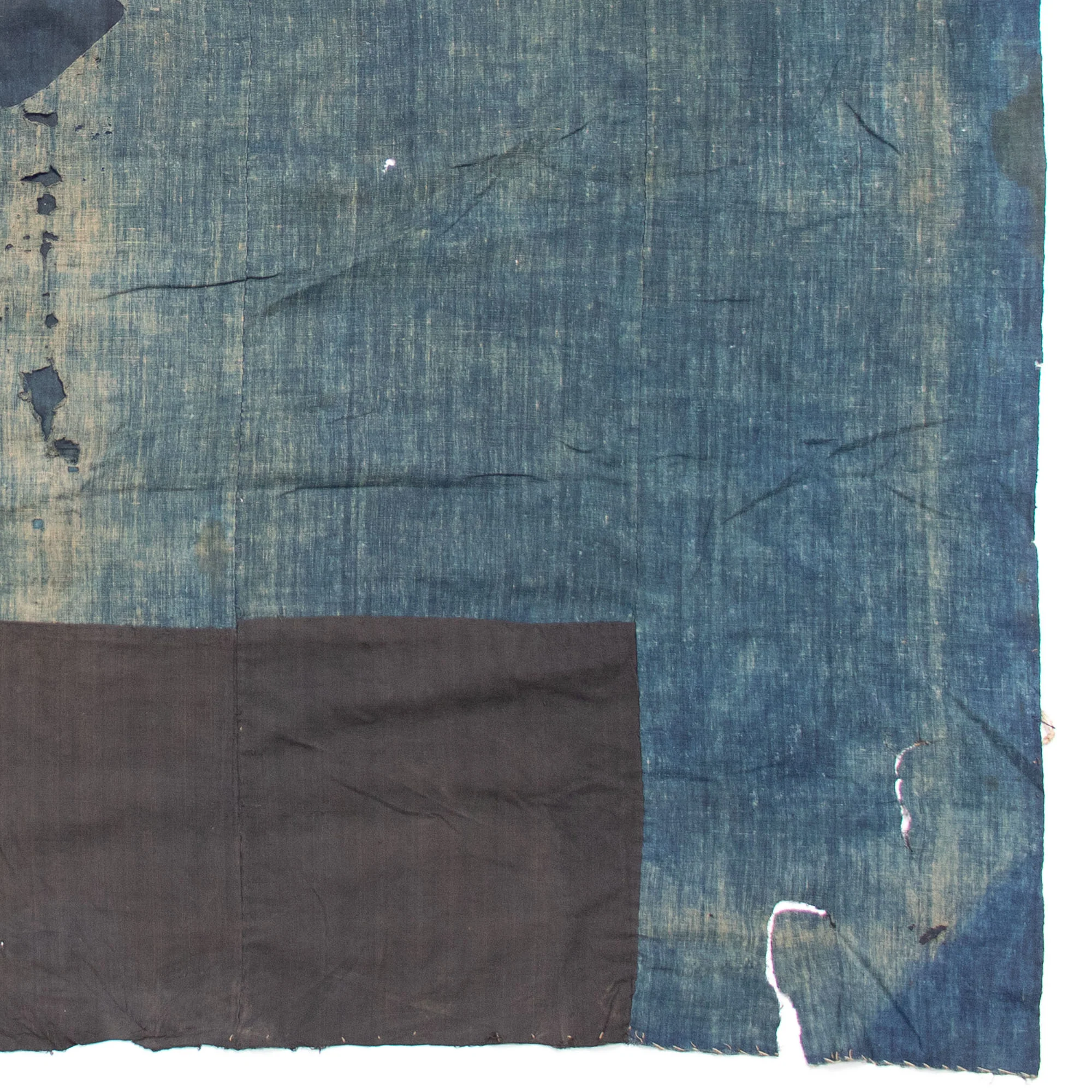 Indigo Boro Sheet | Japanese Patchwork Textile - Image 4