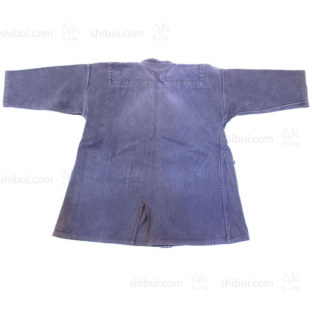 Indigo Dyed Kendo Jacket with Sashiko-Style Stitching - Image 2