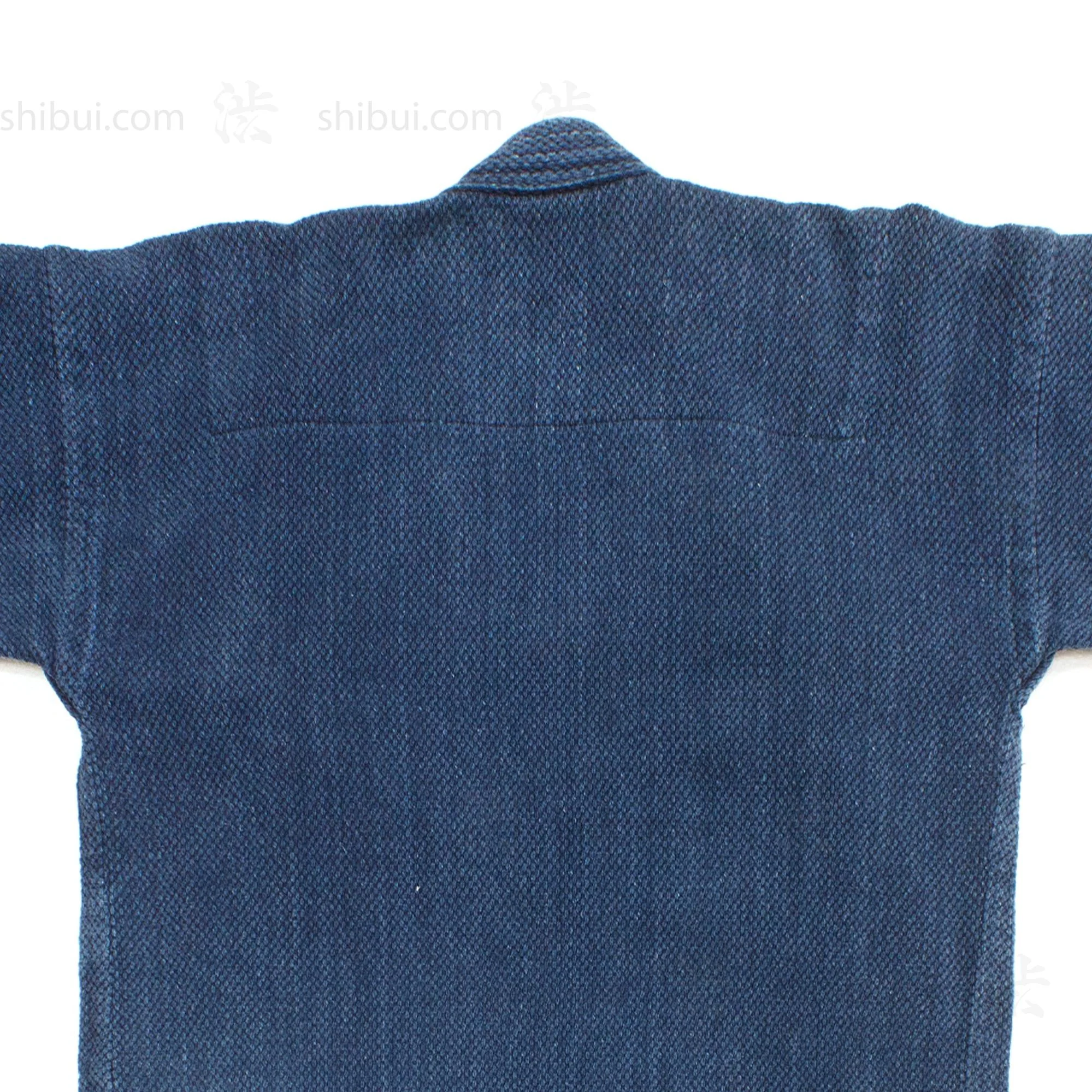Indigo Dyed Kendo Jacket with Sashiko-Style Stitching - Image 7