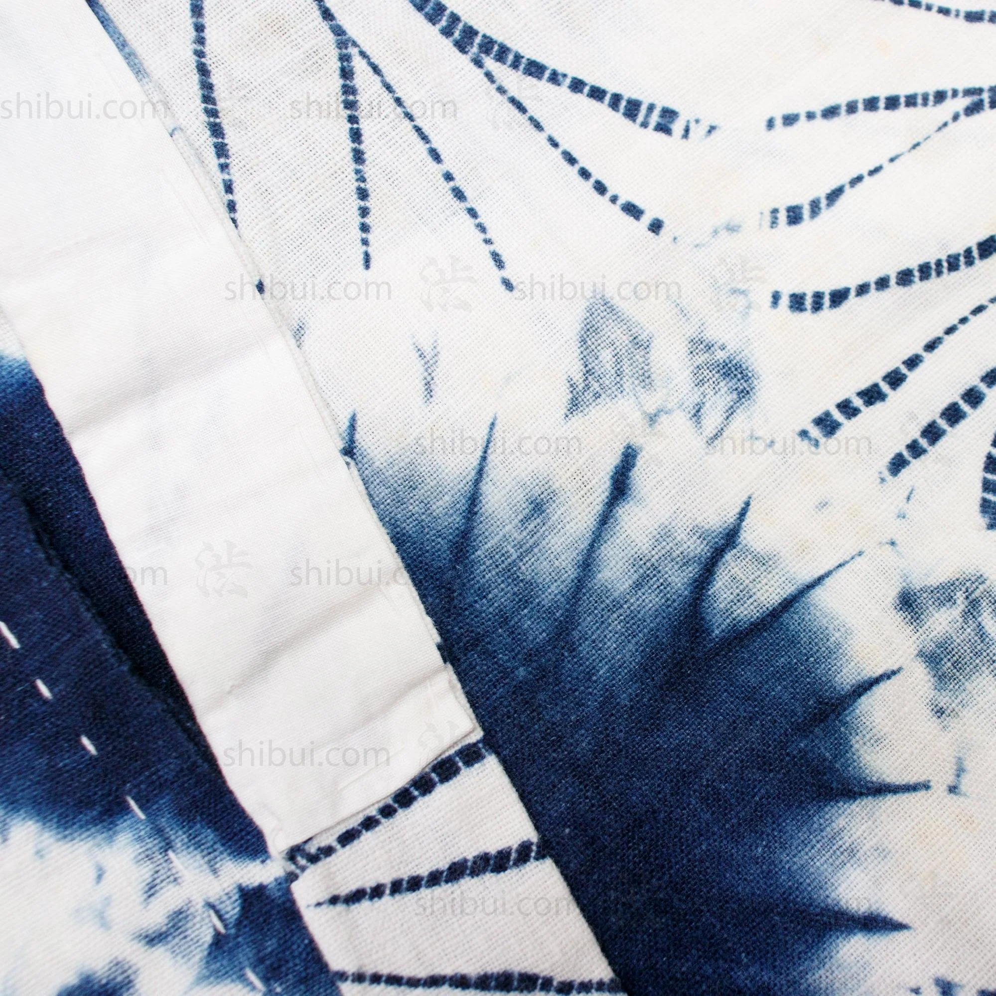 Indigo Dyed Shibori Han Juban  | Jacket - Image 4