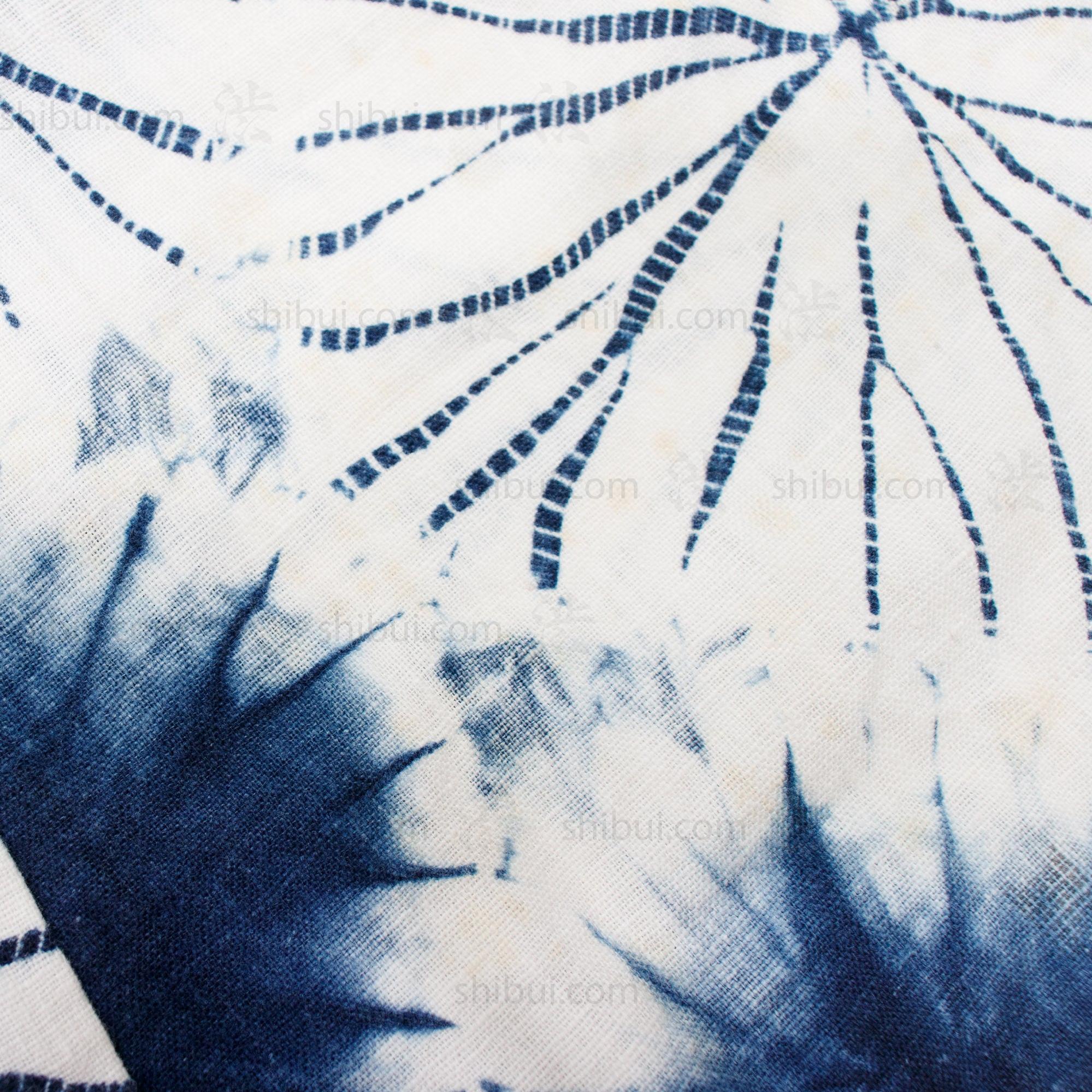 Indigo Dyed Shibori Han Juban  | Jacket - Image 5