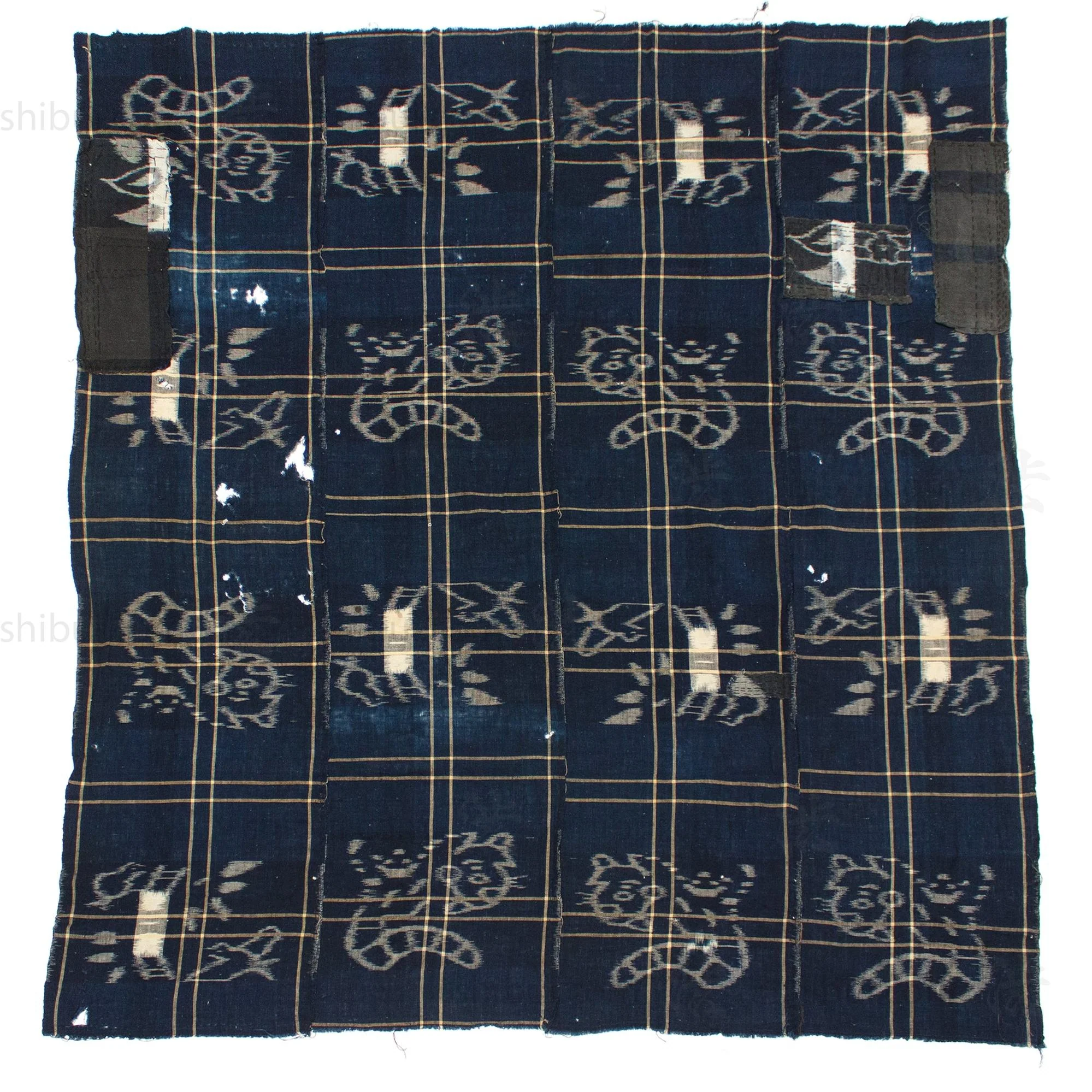 Indigo E-Gasuri Futonji with Tigers - Image 2