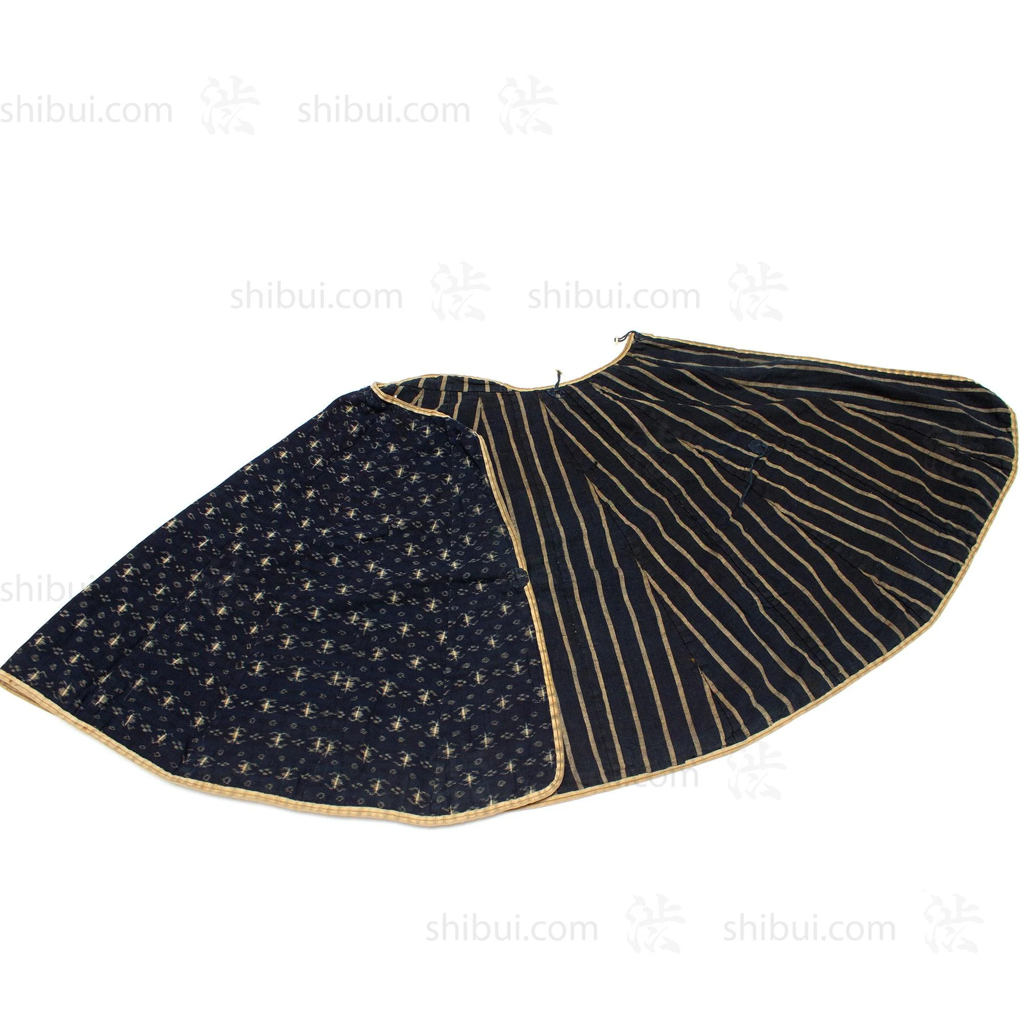 Japanese Indigo Kasuri Cape - Image 2