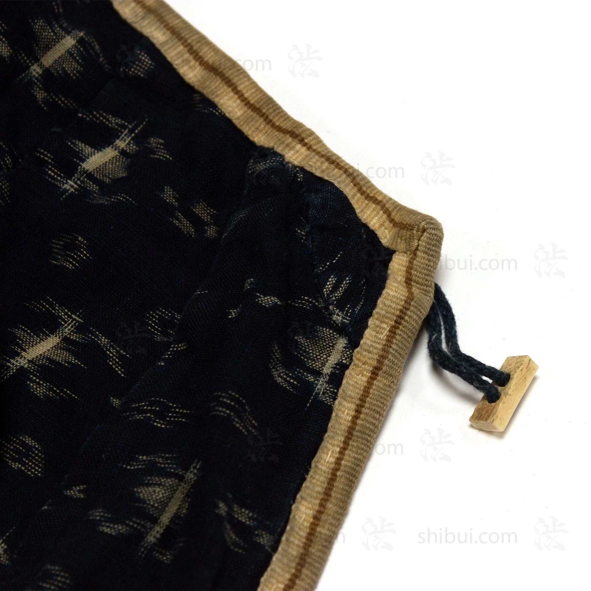 Japanese Indigo Kasuri Cape - Image 8