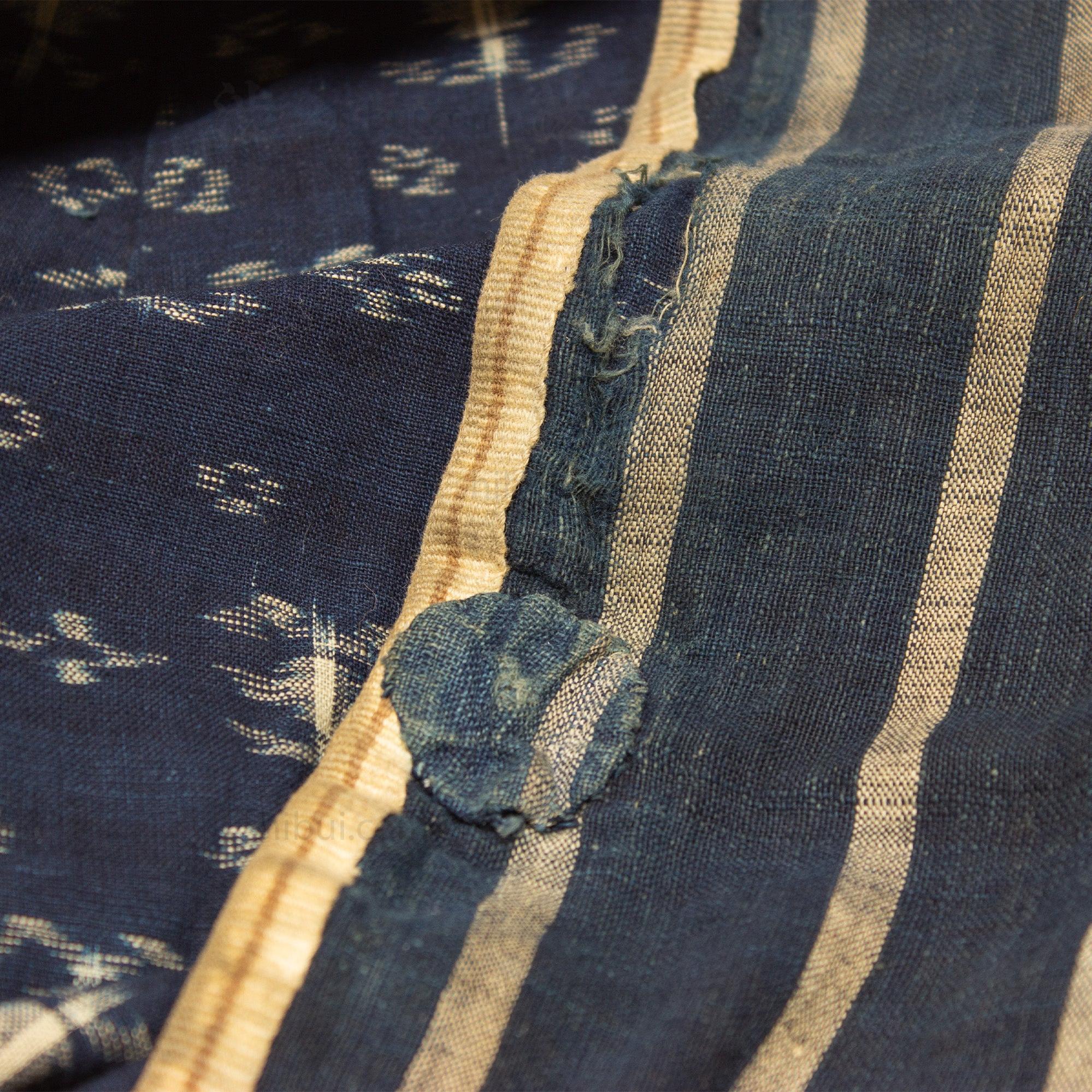 Japanese Indigo Kasuri Cape - Image 9