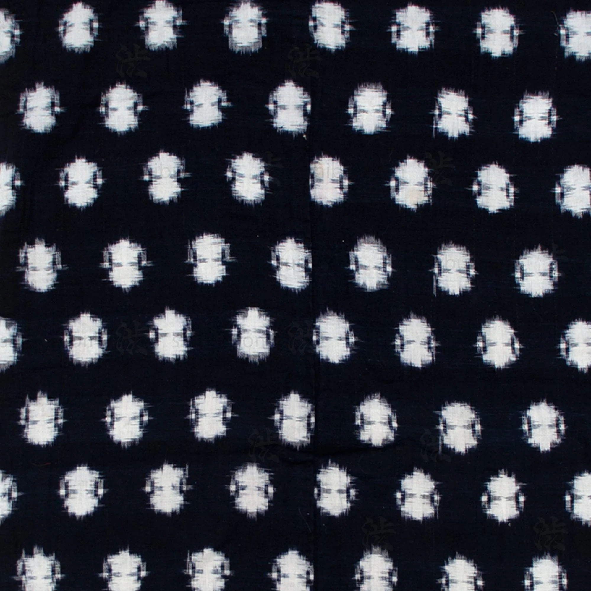 Quilted Indigo Kasuri Kimono - Image 11