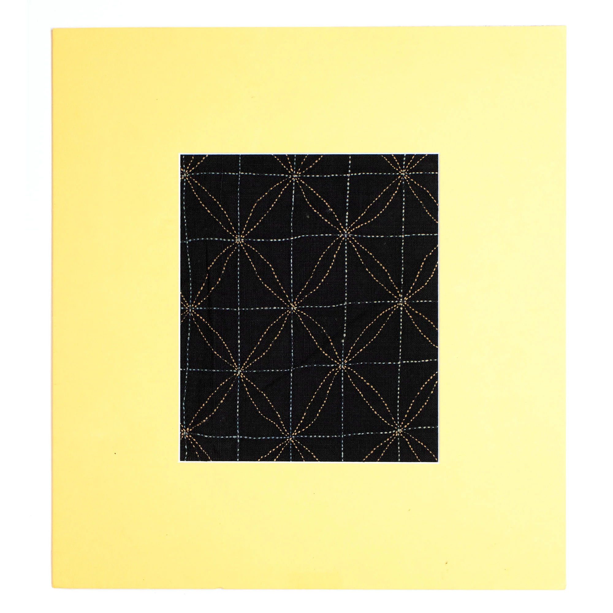 Indigo Sashiko Fragment - Image 3