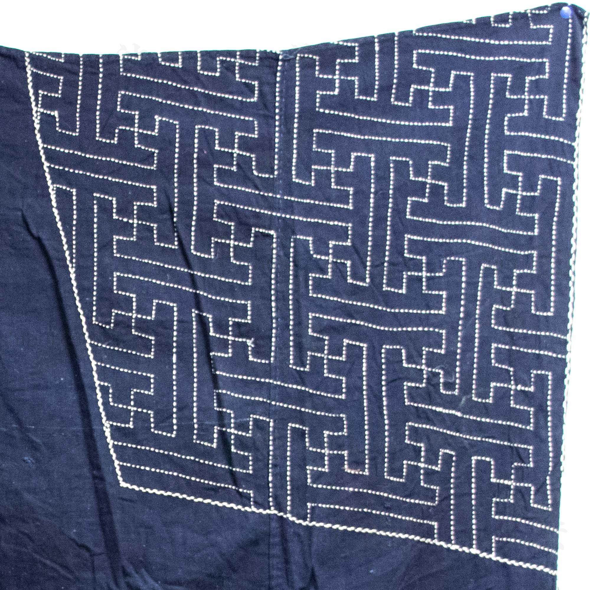 Indigo Sashiko Furoshiki - Image 4