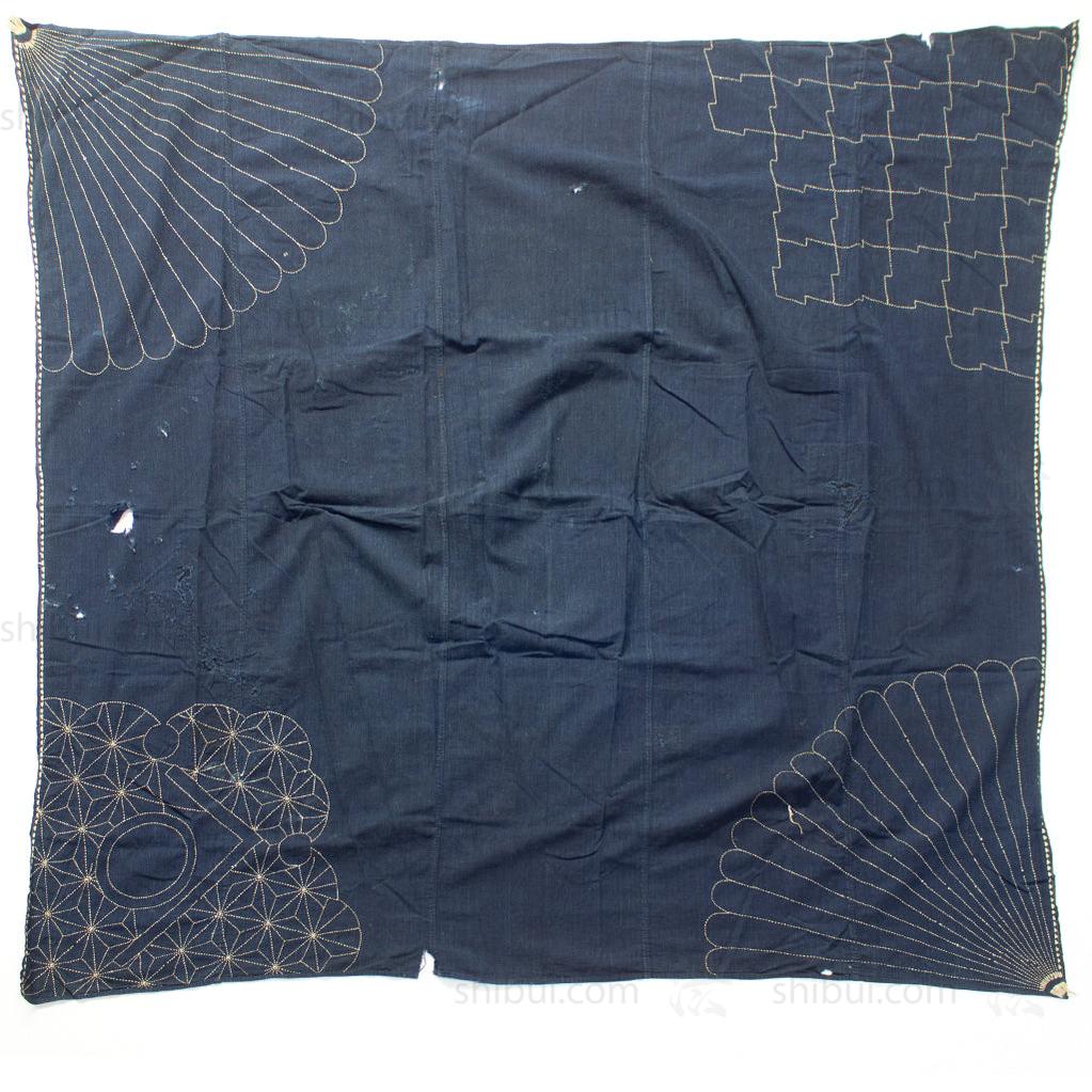 Indigo Sashiko Furoshiki - Image 2