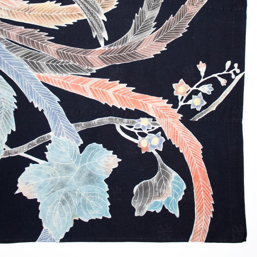 Indigo Tsutsugaki Phoenix Futon ji - Image 4