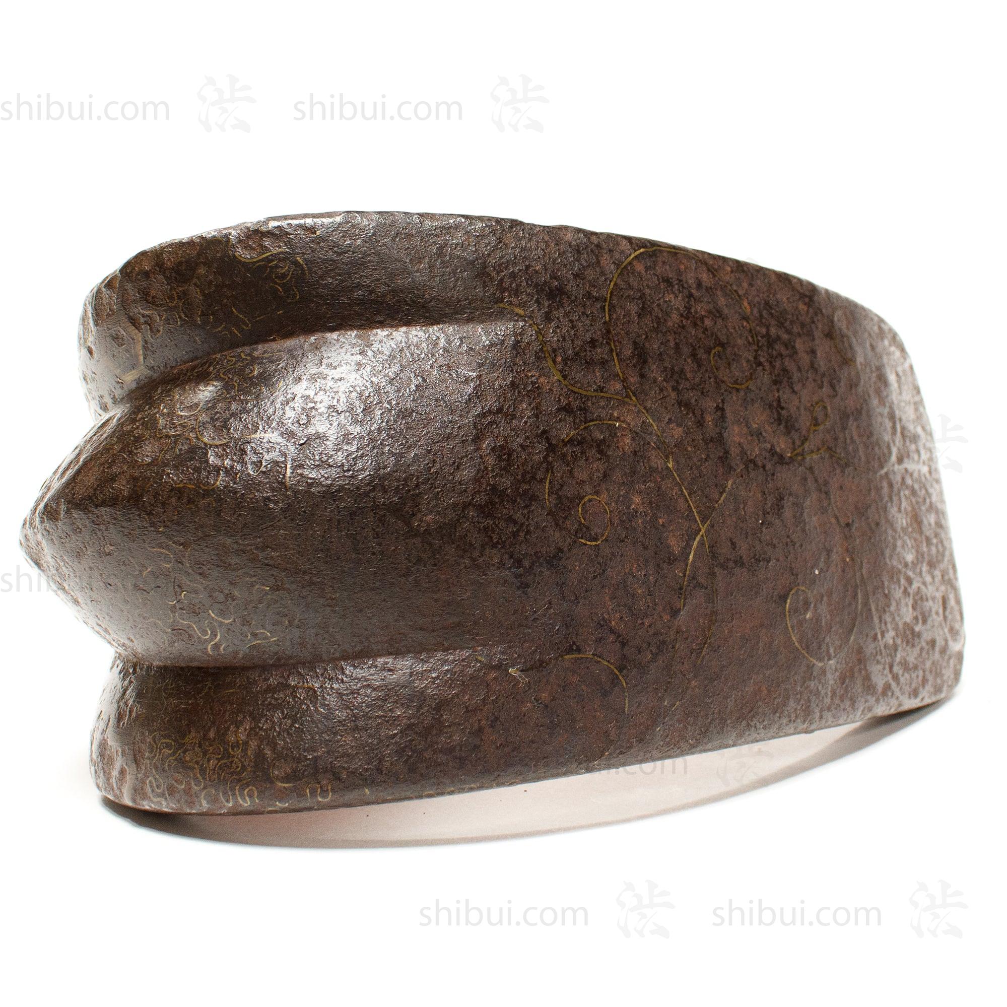 Japanese Antique Abumi Stirrup with Bronze Inlay - Image 8