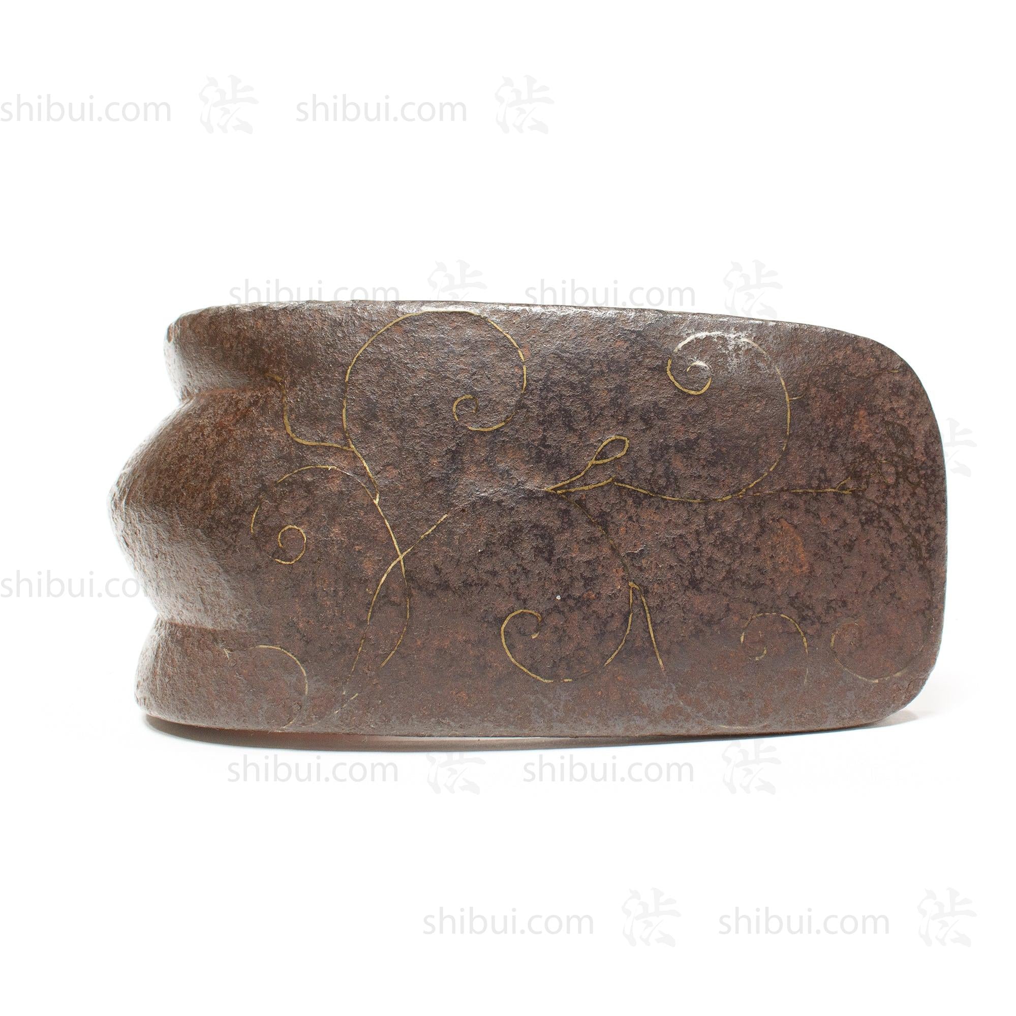 Japanese Antique Abumi Stirrup with Bronze Inlay - Image 9