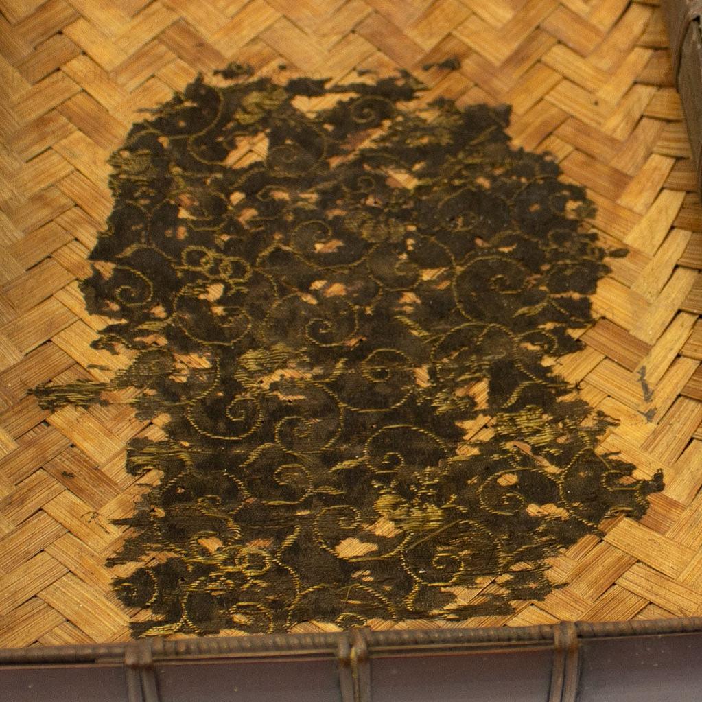 Japanese Antique Bamboo  Woven Bento Basket - Image 5