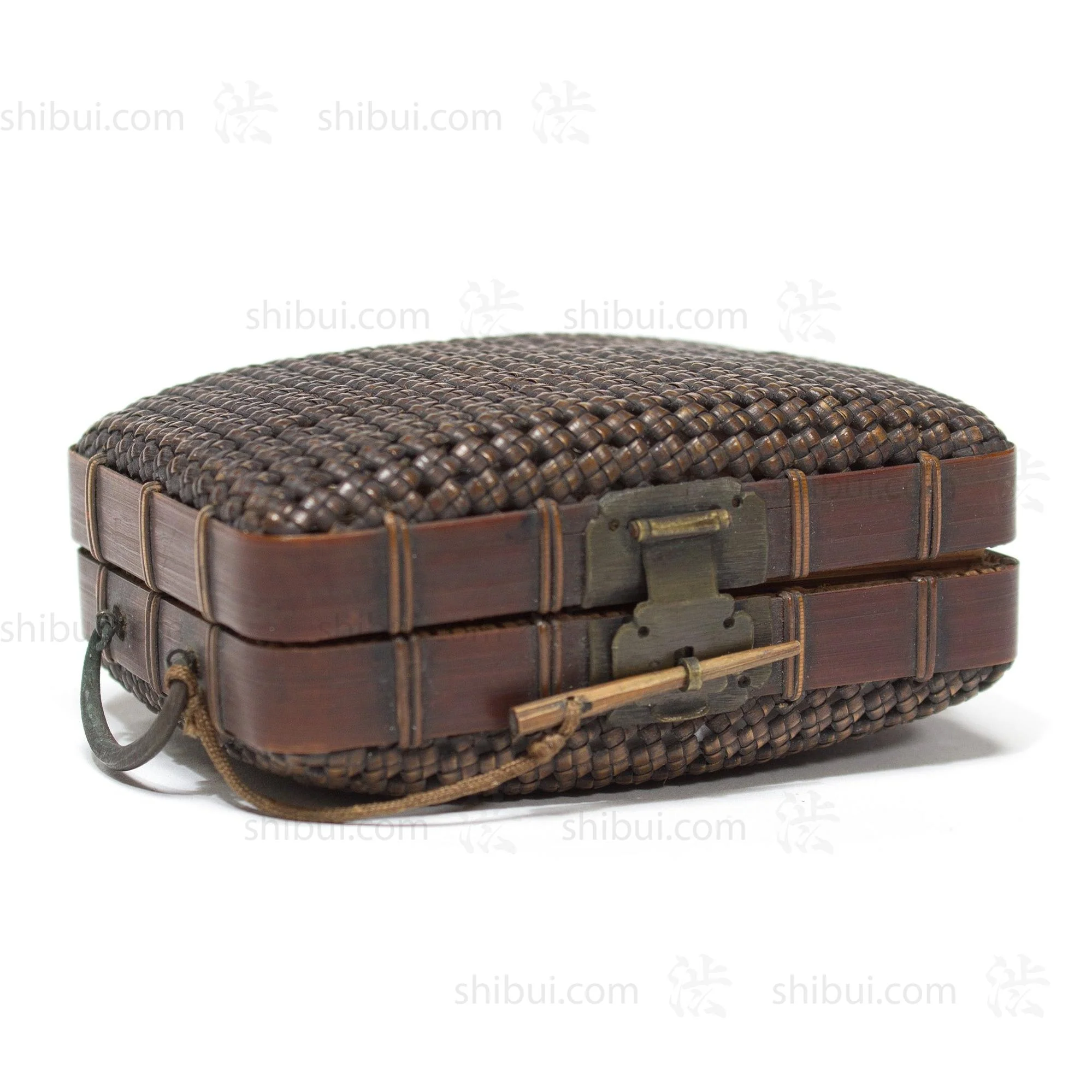 Japanese Antique Bamboo Woven Inrō - Image 2