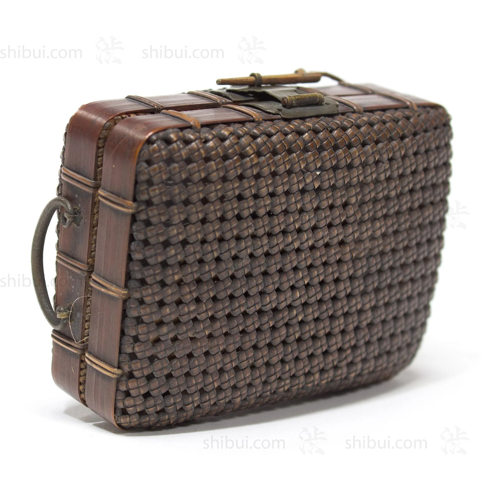 Japanese Antique Bamboo Woven Inrō - Image 3