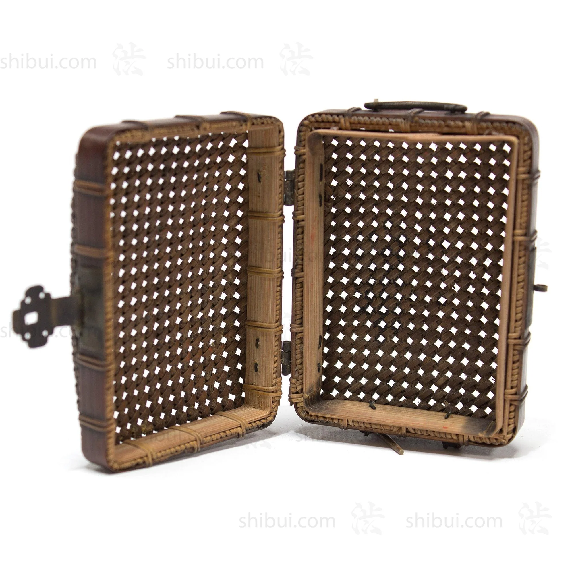 Japanese Antique Bamboo Woven Inrō - Image 4