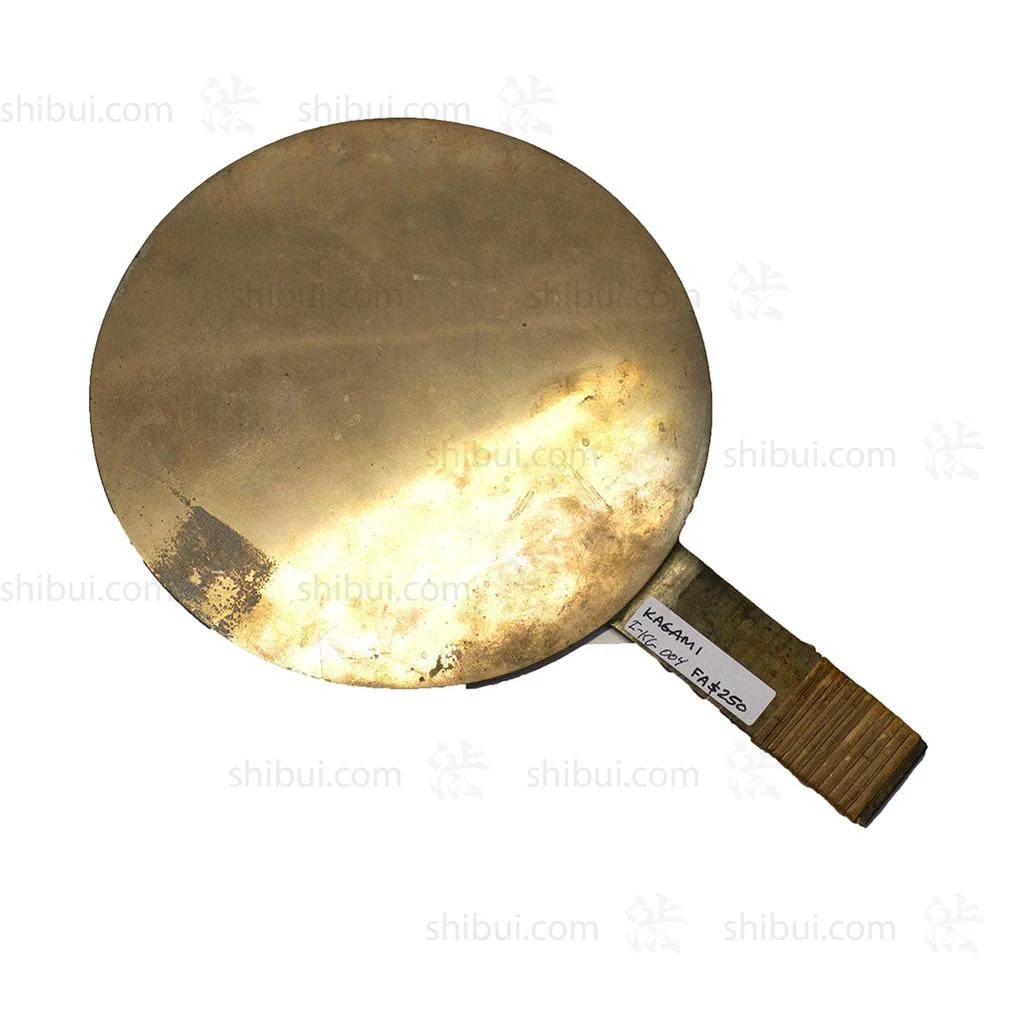 Japanese Antique Bronze Hand Mirror - Image 2