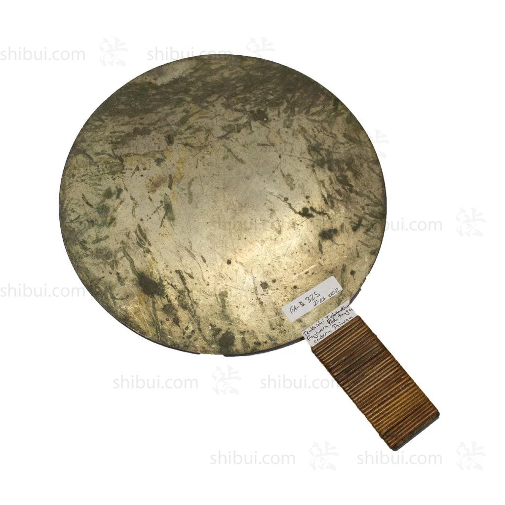 Japanese Antique Bronze Hand Mirror - Image 3