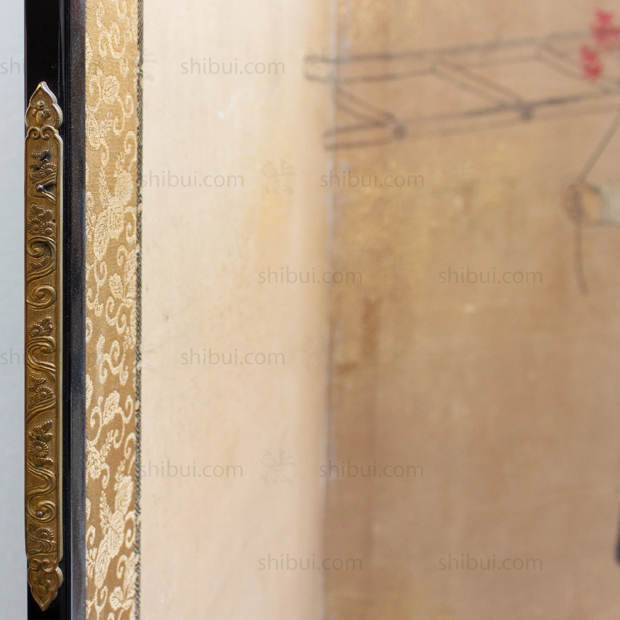 Japanese Antique Free-Standing Folding Screen Oharame Women Byobu - Image 11